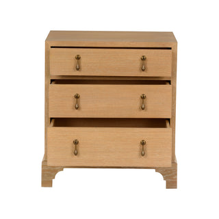 Cooper River Chest – Cerused Oak Finish with Nickel Pulls