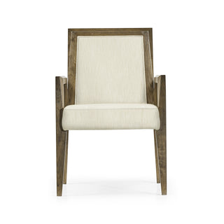 Modern Gatsby Arm Chair - Walnut Finish | JC Modern Dining Chair Collection