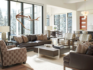 Horizon Leather Sofa - Bronze