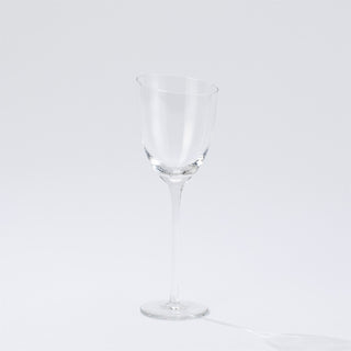 Asymmetrical Slant Wine Glass