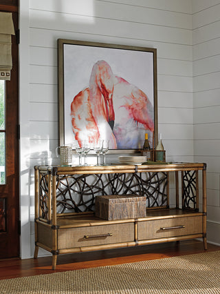TWIN PALMS BY TOMMY BAHAMA HOME SONESTA SERVING CONSOLE