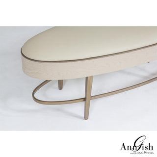 ELLIPSE BENCH-IVORY