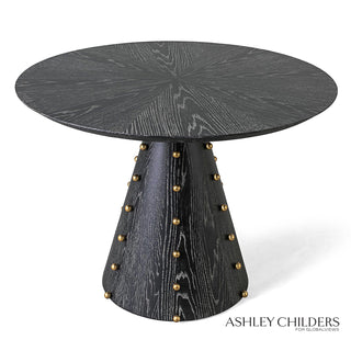 SPHERES CENTER TABLE-EBONY CERUSED OAK