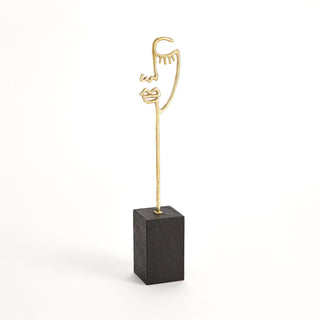 SCRIBBLE SCULPTURES-POLISHED BRASS