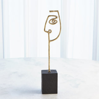 SCRIBBLE SCULPTURES-POLISHED BRASS