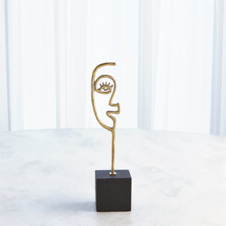 SCRIBBLE SCULPTURES-POLISHED BRASS