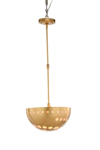 Cirque Pendant Light (Small) – Antique Gold Leaf Finish with Adjustable Rods by Bradshaw Orrell