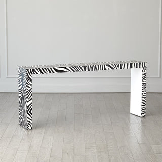 PARSON TABLE-ZEBRA LACQUER