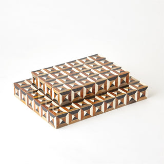 Triangle Marquetry Box