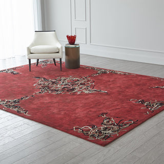 PARLOR RUG-DEEP RED-REDUCED 70%