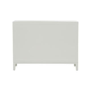 Silhouette Chest - White with Rose Quartz Door Pulls