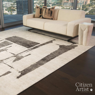 EDIFICE RUG-CREAM/CHARCOAL