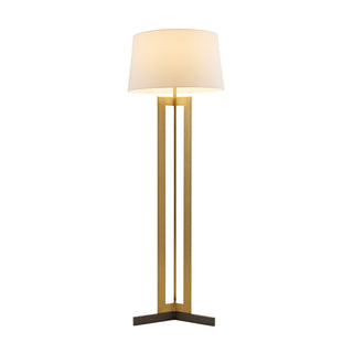 Newman Floor Lamp - Antique Brass and English Bronze Finish