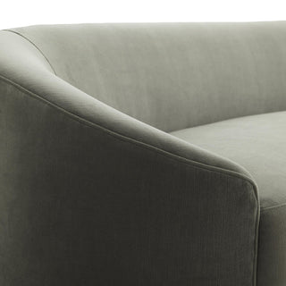 Contemporary Turner Sofa in Sharkskin Velvet - High Traffic Contract Suitable Design