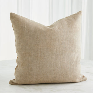 ROMAN BEADED PILLOW-GOLD