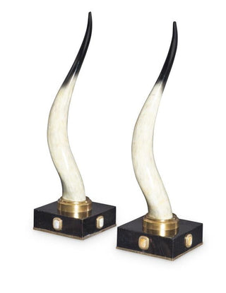 Maitland Smith  8287-10 - REXTON DECORATIVE HORNS (PAIR)