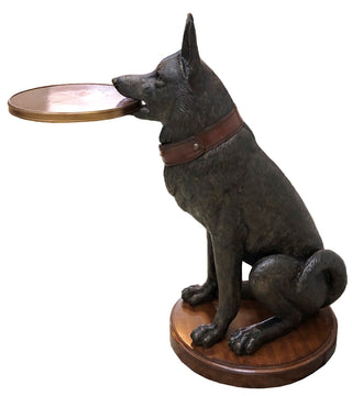 Maitland Smith 8401-30 - German Shepherd Accent Table