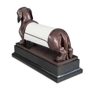 Maitland Smith 8424-12 - Dachshund Paper Towel Holder