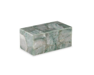 Maitland Smith Small Green Aventurine Decorative Box – 9"