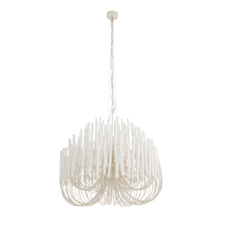 Tilda Large Chandelier Whitewash Stained Wood Indoor Lighting