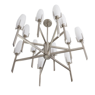 Vintage Silver Keifer Large Chandelier -  EMAIL FOR SPECIAL PRICING UP TO 60% OFF