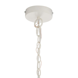 Tilda Small Chandelier Whitewash Stained Wood 30-Inch Rustic Elegance