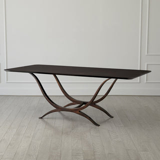CHORDA DINING TABLE-BRONZE-RECTANGLE