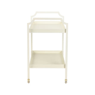 Blake Bar Cart – Modern White Finish with Sleek Design