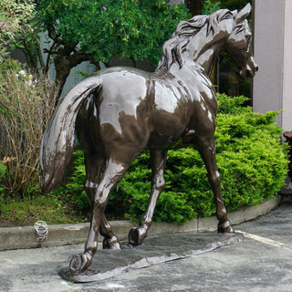 WALKING HORSE Bronze FINISH