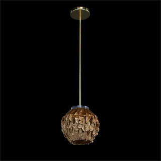 Plume Pendant Light – Aged Brass & Polished Brass