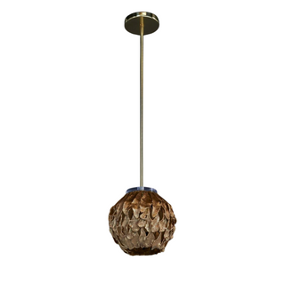 Plume Pendant Light – Aged Brass & Polished Brass