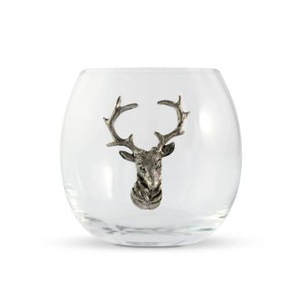 Elk / Deer Stemless Wine Glass