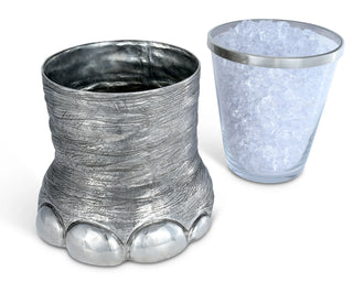 Pewter Elephant Foot Ice Bucket