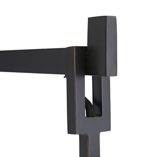 Piloti Lamp - Sleek Desk Lamp with Faux Marble Base and Bronze Finish