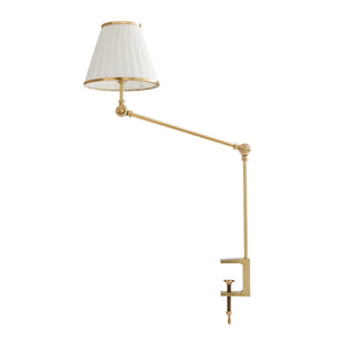 Tilt & Clamp Lamp - Antique Brass Table Task Lamp