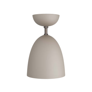 Wade Flush Mount Matte Taupe Steel Shade