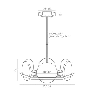 Savion Chandelier - Contemporary Elegance for Any Space