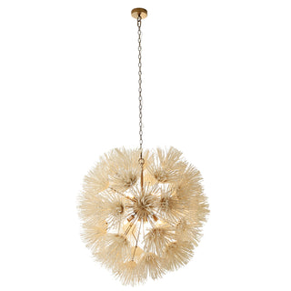 Winona Chandelier - Ivory Coconut Shell Design, 44 in Height