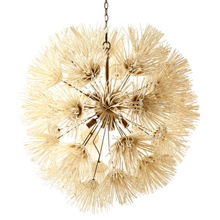 Winona Chandelier - Ivory Coconut Shell Design, 44 in Height