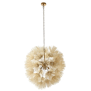 Winona Chandelier - Ivory Coconut Shell Design, 44 in Height