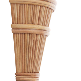 Tidal Sconce - Natural Rattan Canoe-Shaped Wall Light