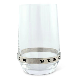 In Vino Veritas Stemless White Wine Glass