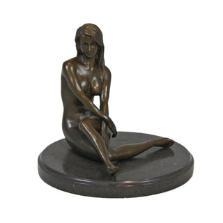 BRONZE WOMEN SITTING