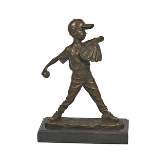 BRONZE BOY BASEBALL PLAYER