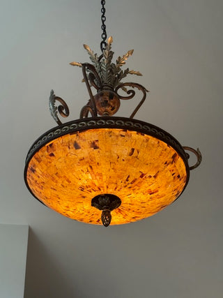 Maitland Smith  Brass Chandelier