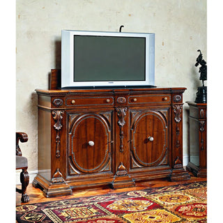 Italian And French Country 68.1102'' Sideboard e. Mechanical Lift