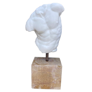 Male Torso Statue mounted on Base