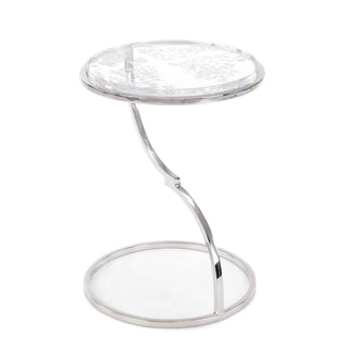 Polished Silver Accent Table JFD-0170