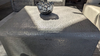 Cocktail Table In Textured Nickel JFD-0282