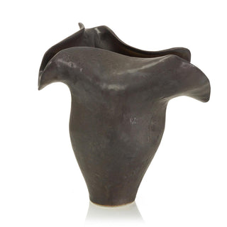 Graphite Gray Porcelain Vase I JRA-14050